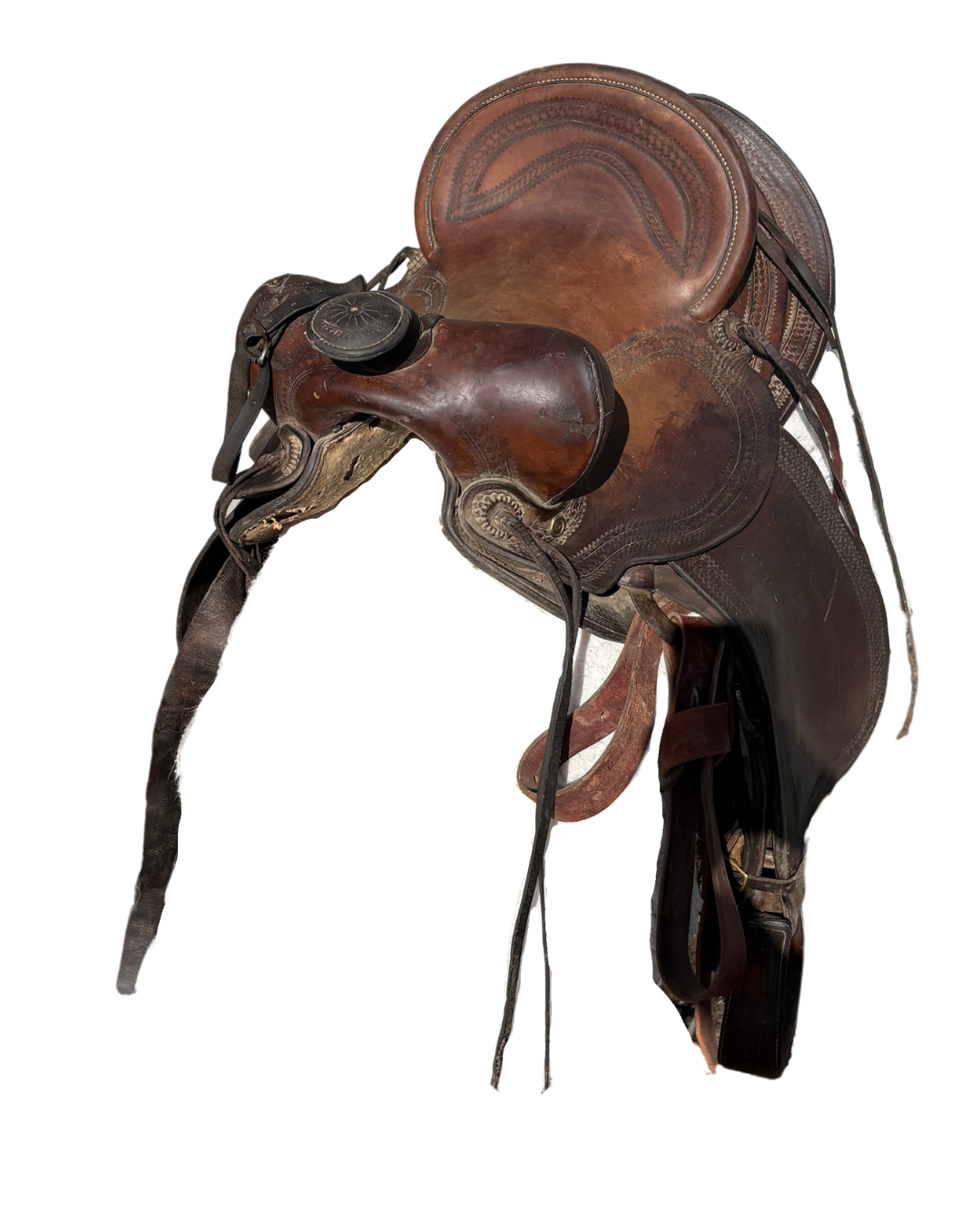 Vintage Heydt & Streib • Roping Saddle • 13”>