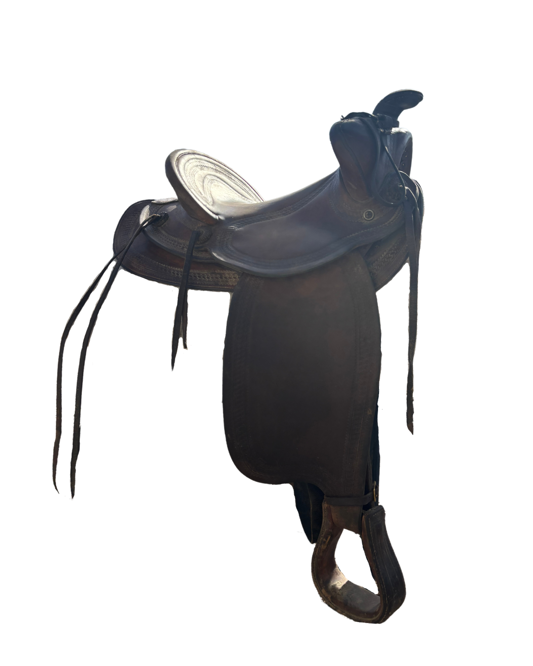 Vintage Heydt & Streib • Roping Saddle • 13”>