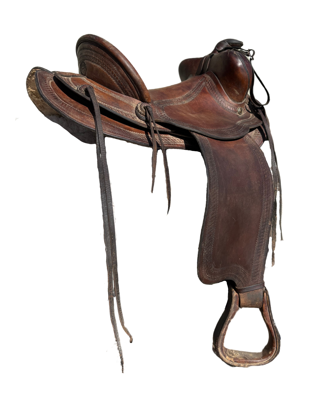 Vintage Heydt & Streib • Roping Saddle • 13”>