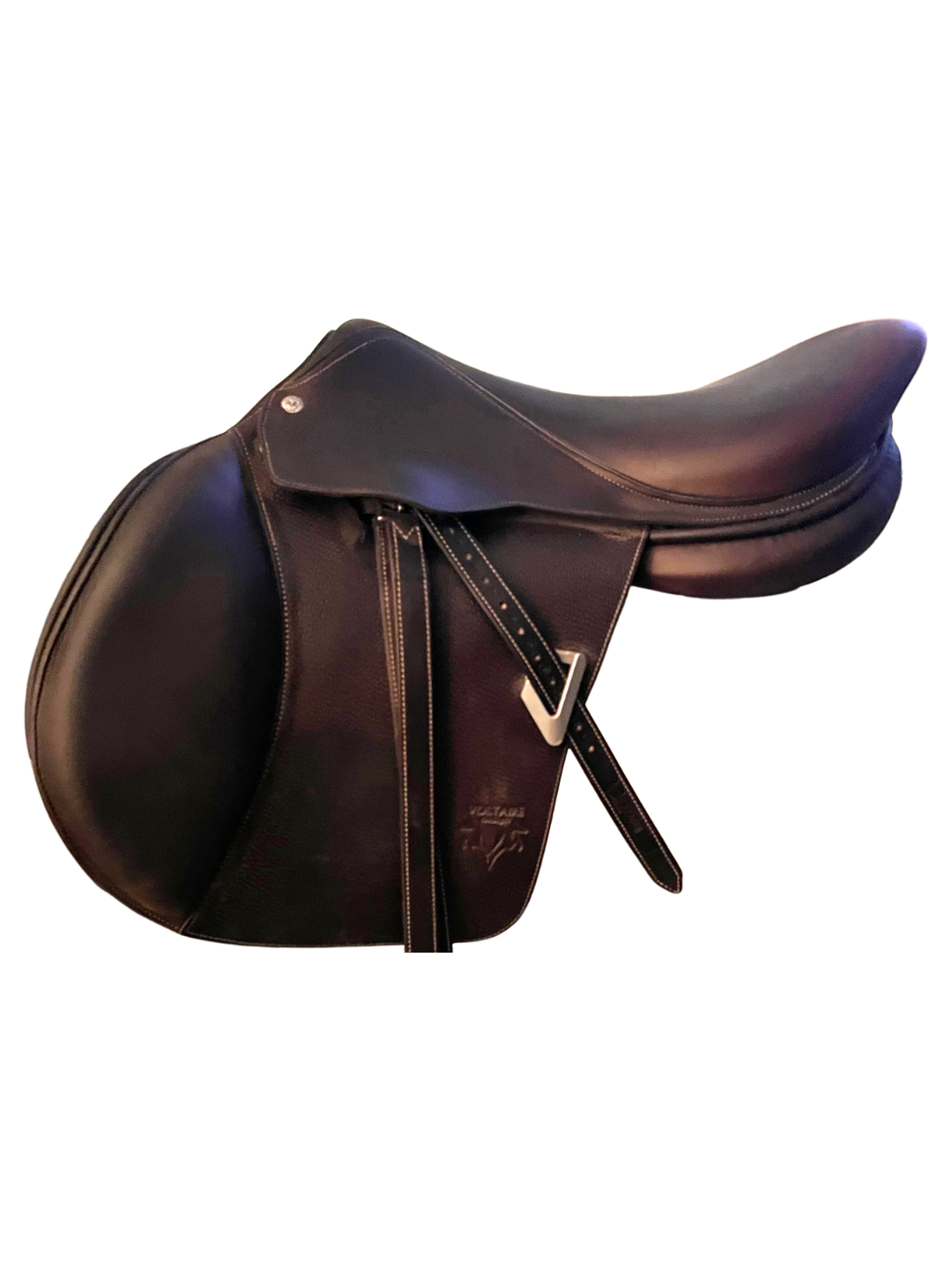 Voltaire Design Blue Infinite Jump Saddle | 17.5”